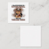 Yorkshire Terrier Notitiekaartje (Voorkant / Achterkant)