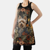 Yorkshire Terrier of Silky Terrier Bloemen Welkom Schort (Insitu)