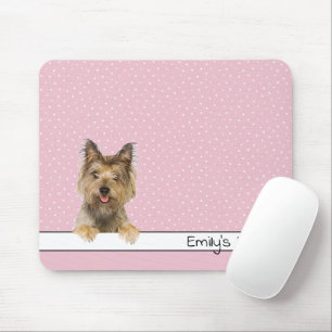 Yorkshire Terrier op Polka Dots Muismat
