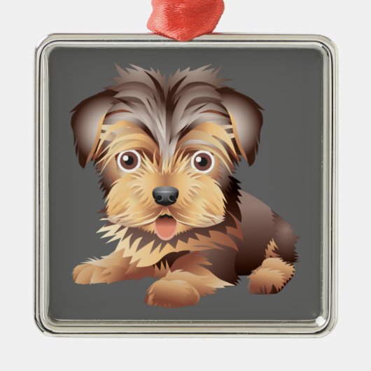 Yorkshire Terrier Ornament (Voorkant)
