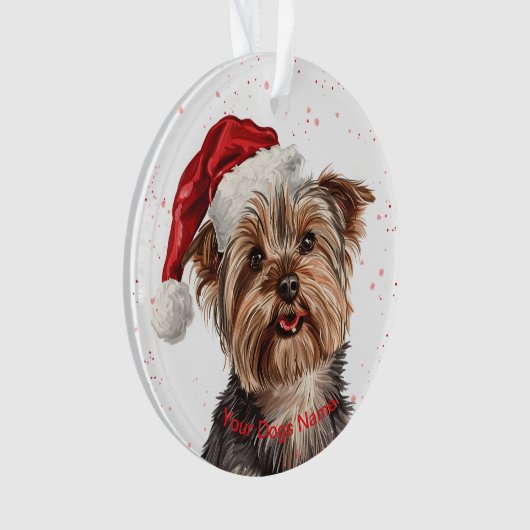Yorkshire Terrier Ornament (voorkant)