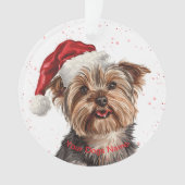 Yorkshire Terrier Ornament (voorkant)