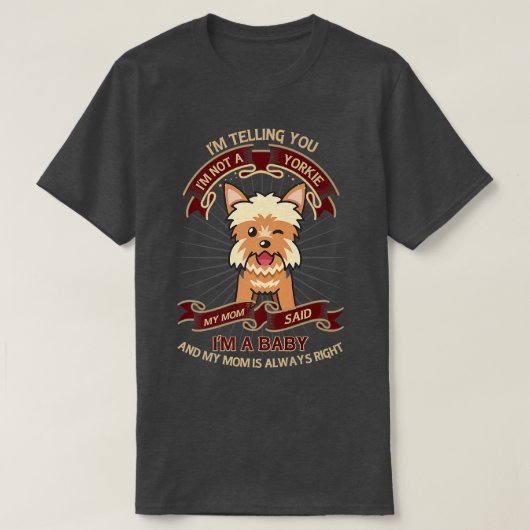 Yorkshire Terrier Owner Dog Breeder Puppy Lover Do T-shirt (Design voorkant)