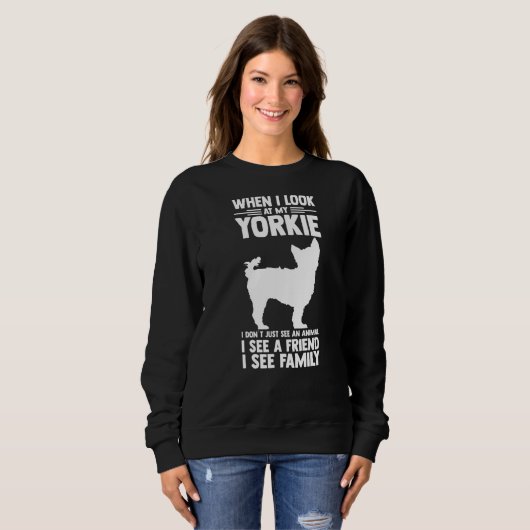 Yorkshire Terrier Owner Trui (Voorkant volledig)