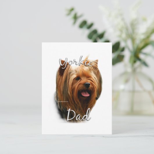Yorkshire Terrier Pa 2 Briefkaart (Staand voorkant)
