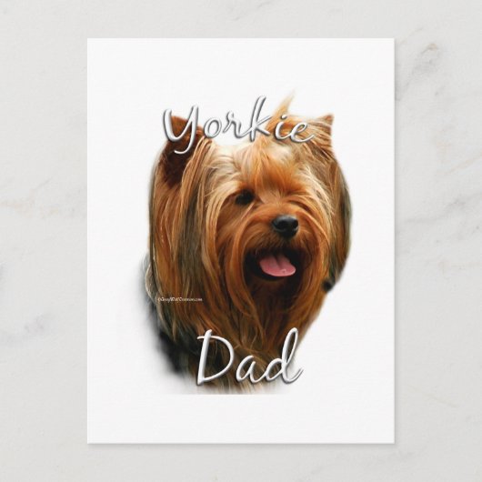 Yorkshire Terrier Pa 2 Briefkaart (Voorkant)