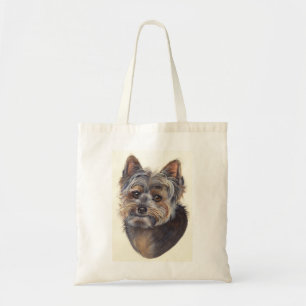 Yorkshire Terrier Painted in Waterverf Tote Bag