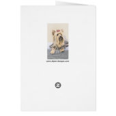 Yorkshire Terrier Painting - Cute Original Dog Art (Achterkant)