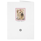Yorkshire Terrier Painting - Cute Original Dog Art (Achterkant)