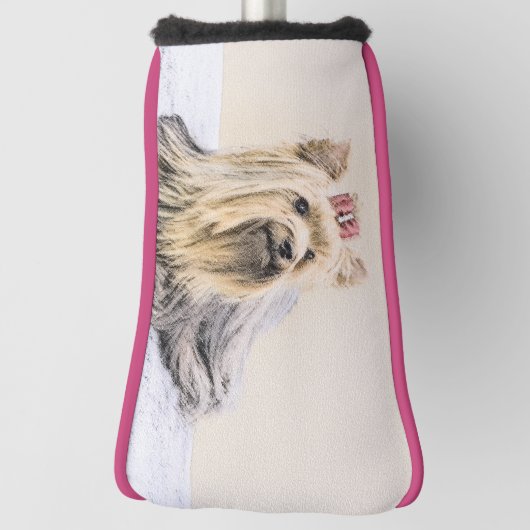 Yorkshire Terrier Painting - Cute Original Dog Art Golfheadcover (Draai 90)