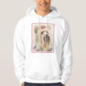 Yorkshire Terrier Painting - Cute Original Dog Art Hoodie (Voorkant)