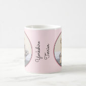 Yorkshire Terrier Painting - Cute Original Dog Art Koffiemok (Center)