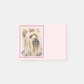 Yorkshire Terrier Painting - Cute Original Dog Art Post-it® Notes (Voorkant)
