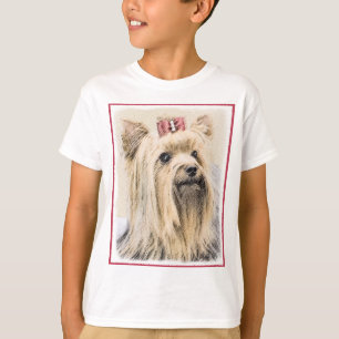 Yorkshire Terrier Painting - Cute Original Dog Art T-shirt