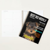 Yorkshire Terrier Parody Magazine Hoesje Planner (Display)