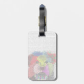 Yorkshire Terrier - Patchwork Bagagelabel (Achterkant verticaal)