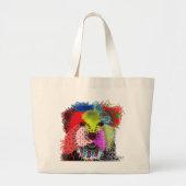 Yorkshire Terrier - Patchwork Grote Tote Bag (Voorkant)