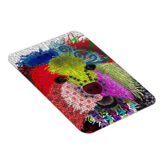 Yorkshire Terrier - Patchwork Magneet (Rechterzijde)