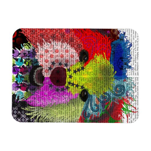 Yorkshire Terrier - Patchwork Magneet (Horizontaal)