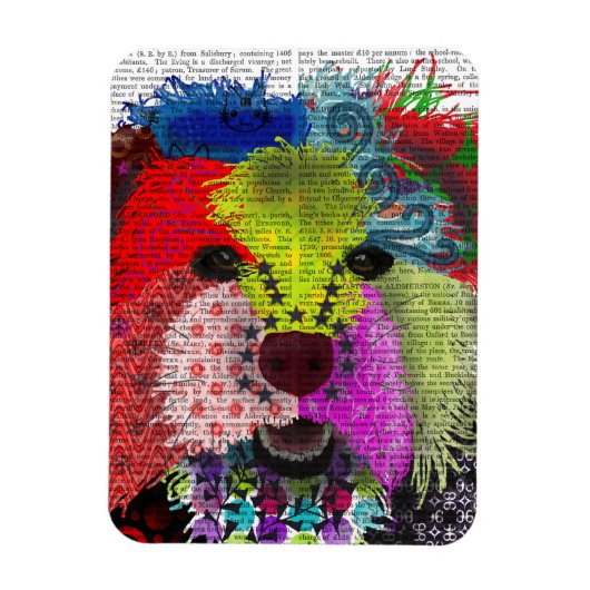 Yorkshire Terrier - Patchwork Magneet (Verticaal)