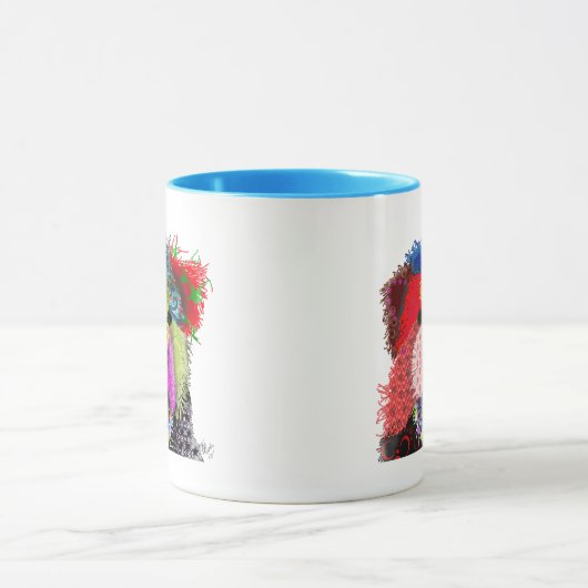 Yorkshire Terrier - Patchwork Mok (Midden)