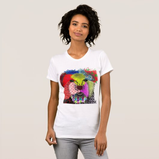 Yorkshire Terrier - Patchwork T-shirt (Voorkant volledig)