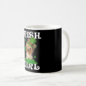 Yorkshire Terrier Patrick's Day Gift voor hem Koffiemok (Voorkant rechts)