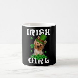Yorkshire Terrier Patrick's Day Gift voor hem Koffiemok