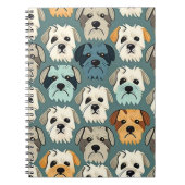Yorkshire Terrier Pattern Notitieboek (Voorkant)