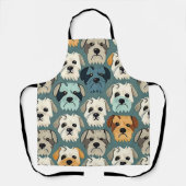 Yorkshire Terrier Pattern Schort (Voorkant)