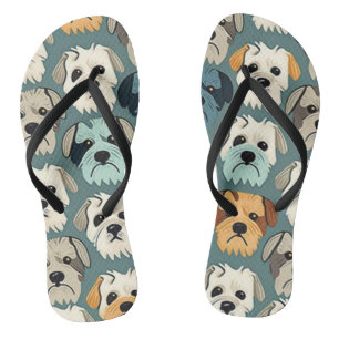 Yorkshire Terrier Pattern Teenslippers