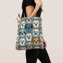 Yorkshire Terrier Pattern Tote Bag