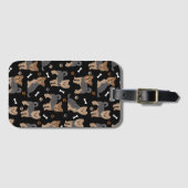 Yorkshire Terrier Paws en Botten Yorkie Dog Bagagelabel (Voorkant (horizontaal))