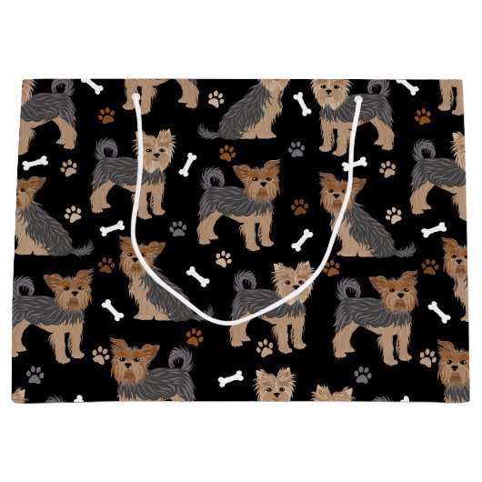 Yorkshire Terrier Paws en Botten Yorkie Dog Groot Cadeauzakje (Voorkant)
