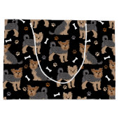 Yorkshire Terrier Paws en Botten Yorkie Dog Groot Cadeauzakje (Achterkant)