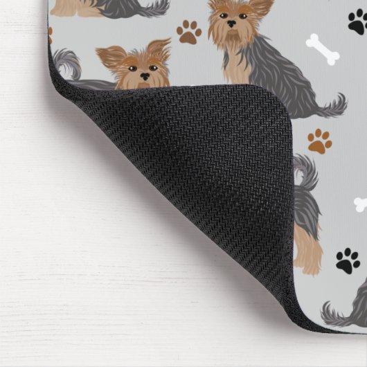 Yorkshire Terrier Paws en Botten Yorkie Dog Muismat (Hoek)