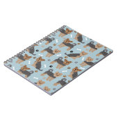 Yorkshire Terrier Paws en Botten Yorkie Dog Notitieboek (Linkerzijde)