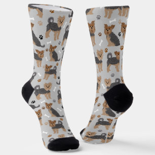 Yorkshire Terrier Paws en Botten Yorkie Dog Socks Sokken