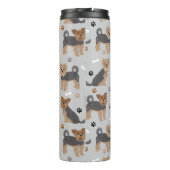 Yorkshire Terrier Paws en Botten Yorkie Dog Thermosbeker (Achterkant)