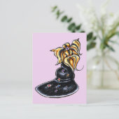 Yorkshire Terrier  Performer Briefkaart (Staand voorkant)