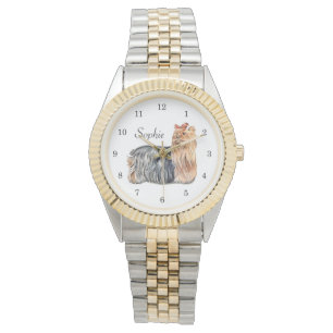 Yorkshire Terrier Personalize Horloge