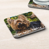 Yorkshire Terrier Plastic Onderzetters (Linkerzijde)