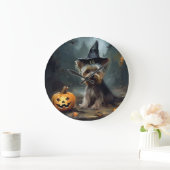 Yorkshire Terrier pompoenen Halloween eng Grote Klok (Huis)