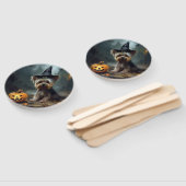 Yorkshire Terrier pompoenen Halloween eng Handwaaier (Niet-gemonteerd)