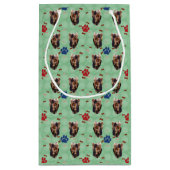 Yorkshire Terrier Portrait Klein Cadeauzakje (Achterkant)