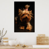 Yorkshire Terrier Portrait Poster (Keuken)