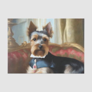 Yorkshire Terrier Portret Elegant Tissuepapier