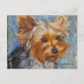 Yorkshire Terrier Post Card Briefkaart (Voorkant)