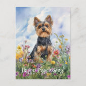 Yorkshire Terrier Postcrossing - Briefkaart (Voorkant)