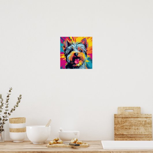 Yorkshire Terrier Poster (Keuken)